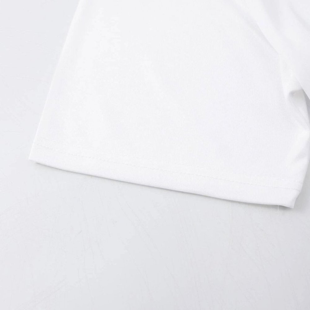 White Casual Men's Rose Print Tee - Picture 6 of 6